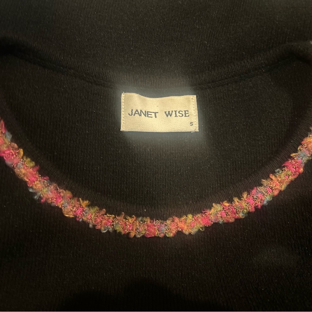 Vintage Long Sleeve Semi fitted Janet Wise Sweater, Made in Argentina - Picture 2 of 5